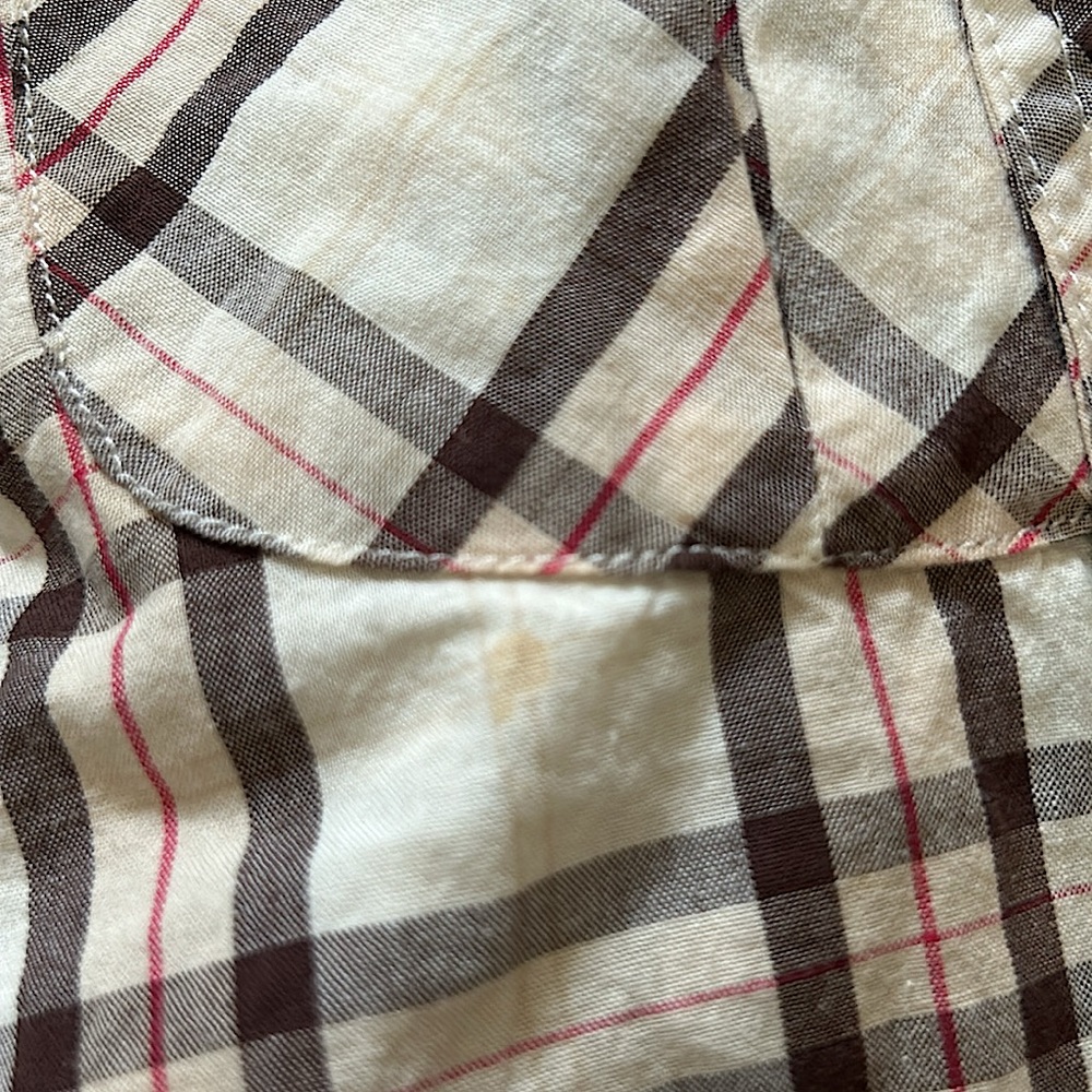 L.e.i. Sundresses by Taylor Swift Cream Checkered Short Sleeve Dress **Size L** - Picture 7 of 8